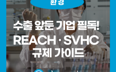 SVHC가 뭐길래? REACH 규제 핵심 포인트