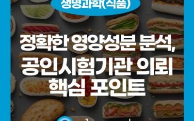 식품등의 표시기준에 따른 영양성분 분석의 중요성
