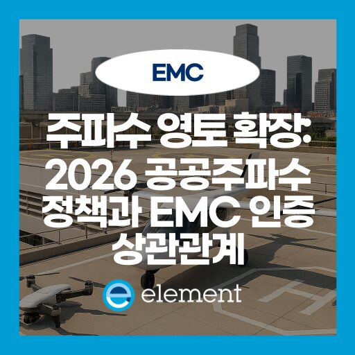 드론·UAM·재난망까지, 공공용 주파수 확대가 EMC 시험에 미치는 영향