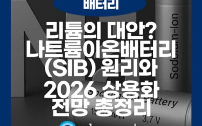 리튬의 대안, 나트륨이온배터리란? 원리·장단점·시장 전망까지 한 번에