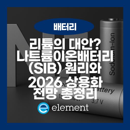 리튬의 대안, 나트륨이온배터리란? 원리·장단점·시장 전망까지 한 번에
