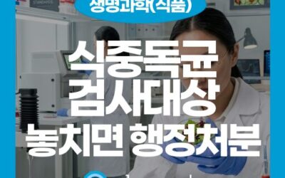 식중독균 검사 대상과 기준: 제조사가 놓치기 쉬운 안전 관리 포인트