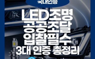 환경표지 인증부터 자동차 튜닝 등화장치까지: 조명 제품 인증 가이드